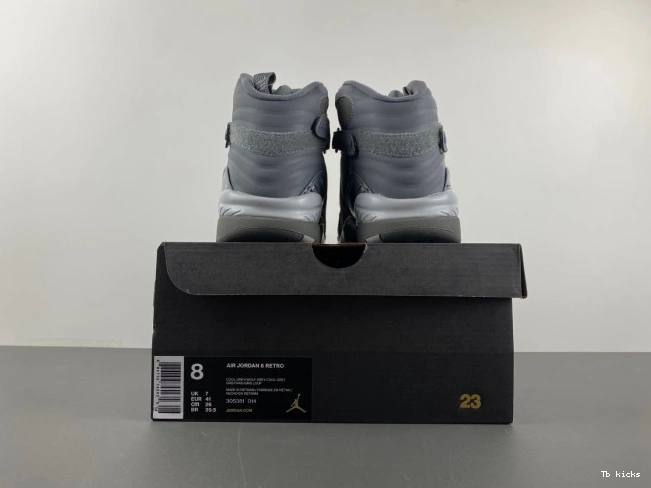 Cheap TBK Cool Grey 305381-014 Retro 8 Jordan 0714